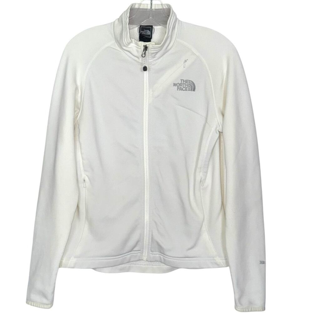 The North Face TKA Stretch Lightweight Jacket Pockets Womens Sz Small White